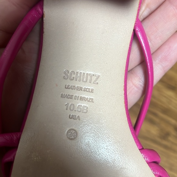 SCHUTZ Princey Sandal in Pink Size 10.5 - Picture 5 of 7